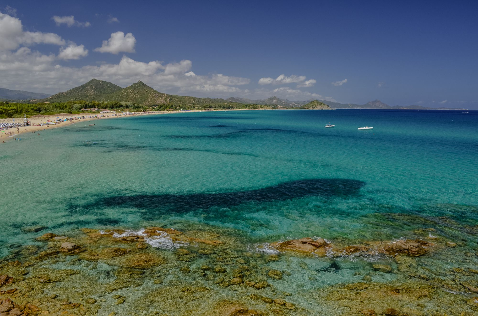 The turquoise Gulf of Orosei, Sardinia